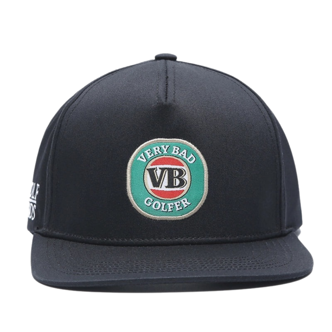 GOLF GODS - GOLF GODS Very Bad Golfer Balck SnapBack Hat - Flat Brim - The Agora Bangkok